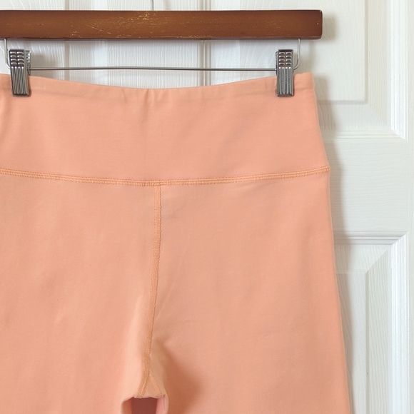 Champion Everyday Classic Cotton High Waisted Soft Bike Shorts Peach Orange M - Picture 10 of 11